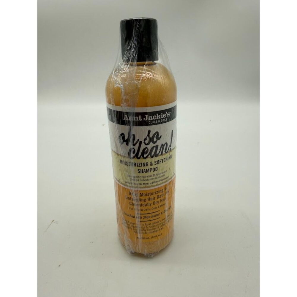 Aunt Jackie's Oh So Clean Moisturizing & Softening Shampoo.